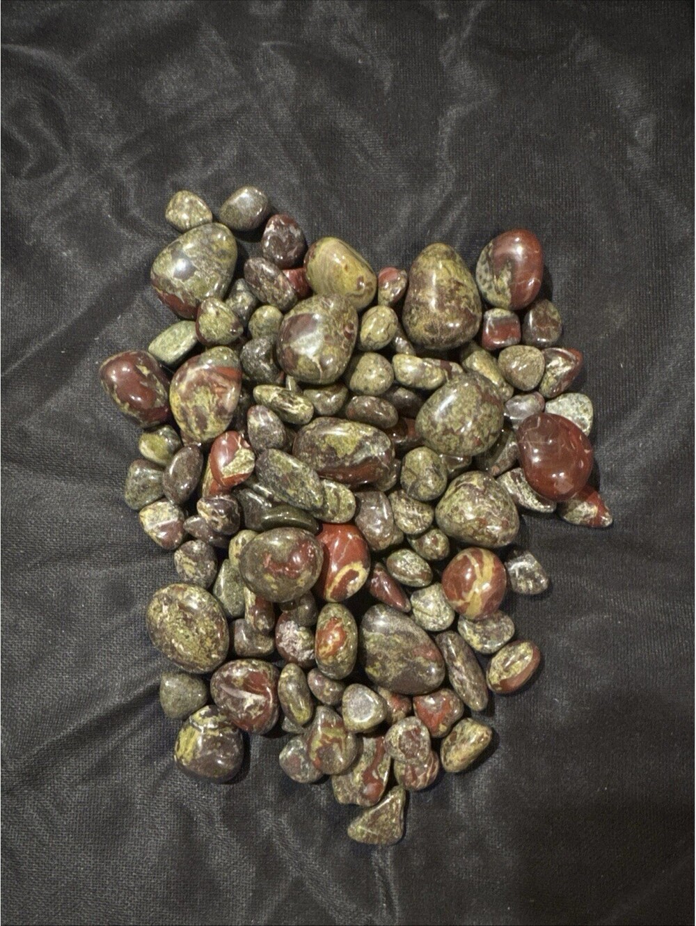 1.3lbs Dragon Blood Stones New. Unique